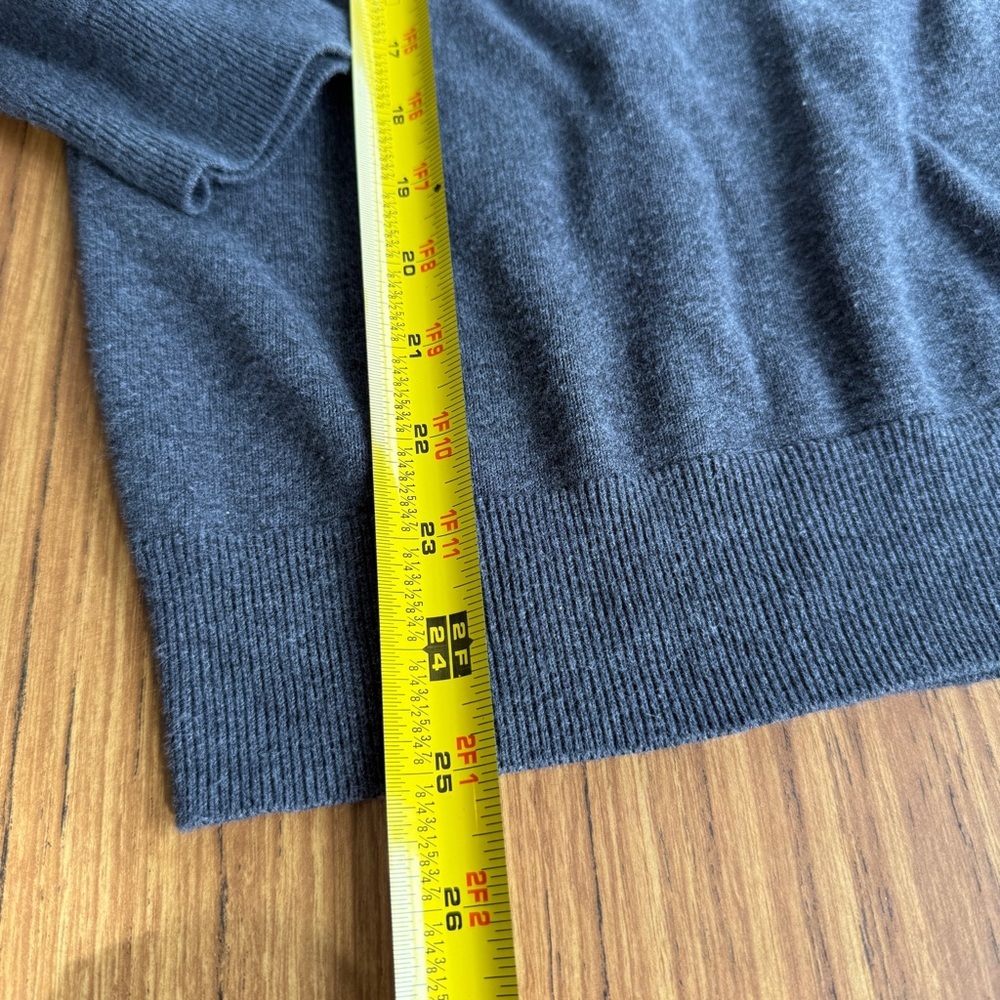 Jos A Bank Quarter Zip Sweater Men’s L 100% Cotton - Picture 5 of 5